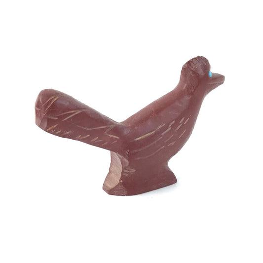 Cody Nastacio Pipestone Roadrunner Fetish Carving-Indian Pueblo Store