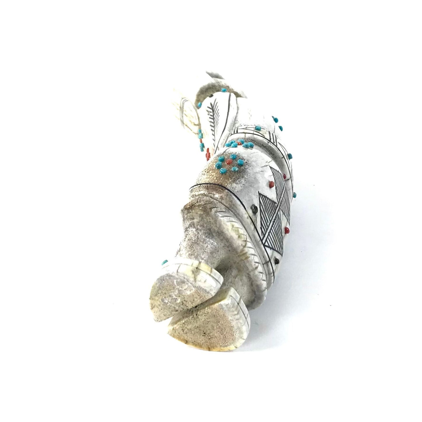 Claudia Peina Antler Zuni Maiden Fetish Carving-Indian Pueblo Store