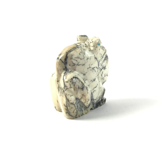 Fred Weekoty Fishrock Frog Fetish Carving-Indian Pueblo Store