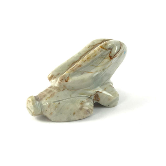 Louise Pounchella Picasso Marble Rabbit Fetish Carving-Indian Pueblo Store