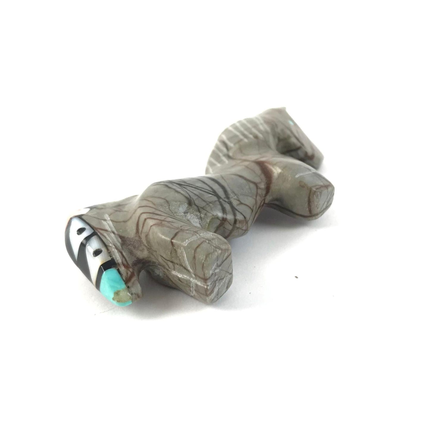 Steven Natachu Picasso Marble Horse Fetish Carving-Indian Pueblo Store