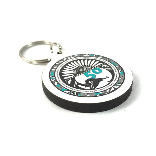 IPCC Commemorative 50th Anniversary Keychain-Indian Pueblo Store