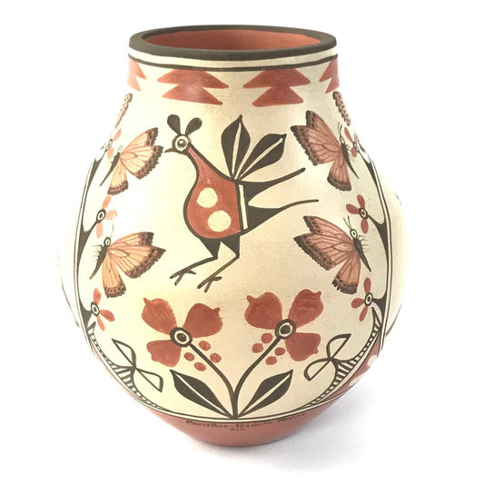 Marcellus and Elizabeth Medina Large Hummingbird Jar-Indian Pueblo Store