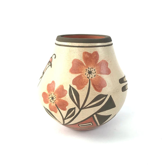 Elizabeth and Marcellus Medina Small Quail Pot-Indian Pueblo Store