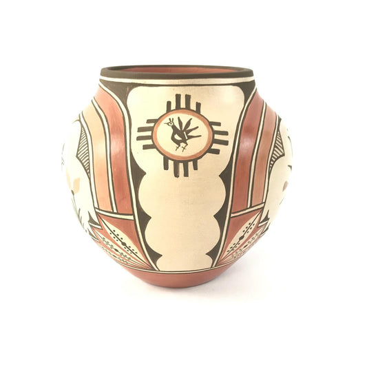 Elizabeth Medina Double Rainbow Pot-Indian Pueblo Store