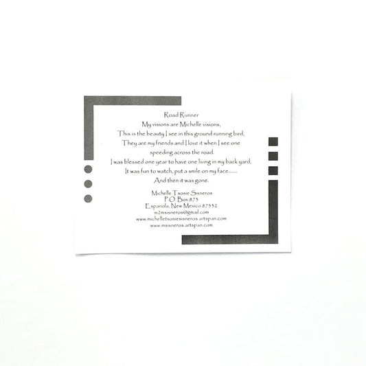 #18 Michelle Tsosie Sisneros Road Runner Print-Indian Pueblo Store