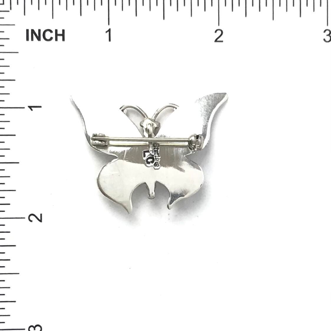 Lee Charley PInk Conch Shell Butterfly Pin-Indian Pueblo Store
