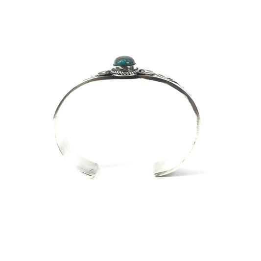 Leonard Maloney Kingman Turquoise Bracelet-Indian Pueblo Store