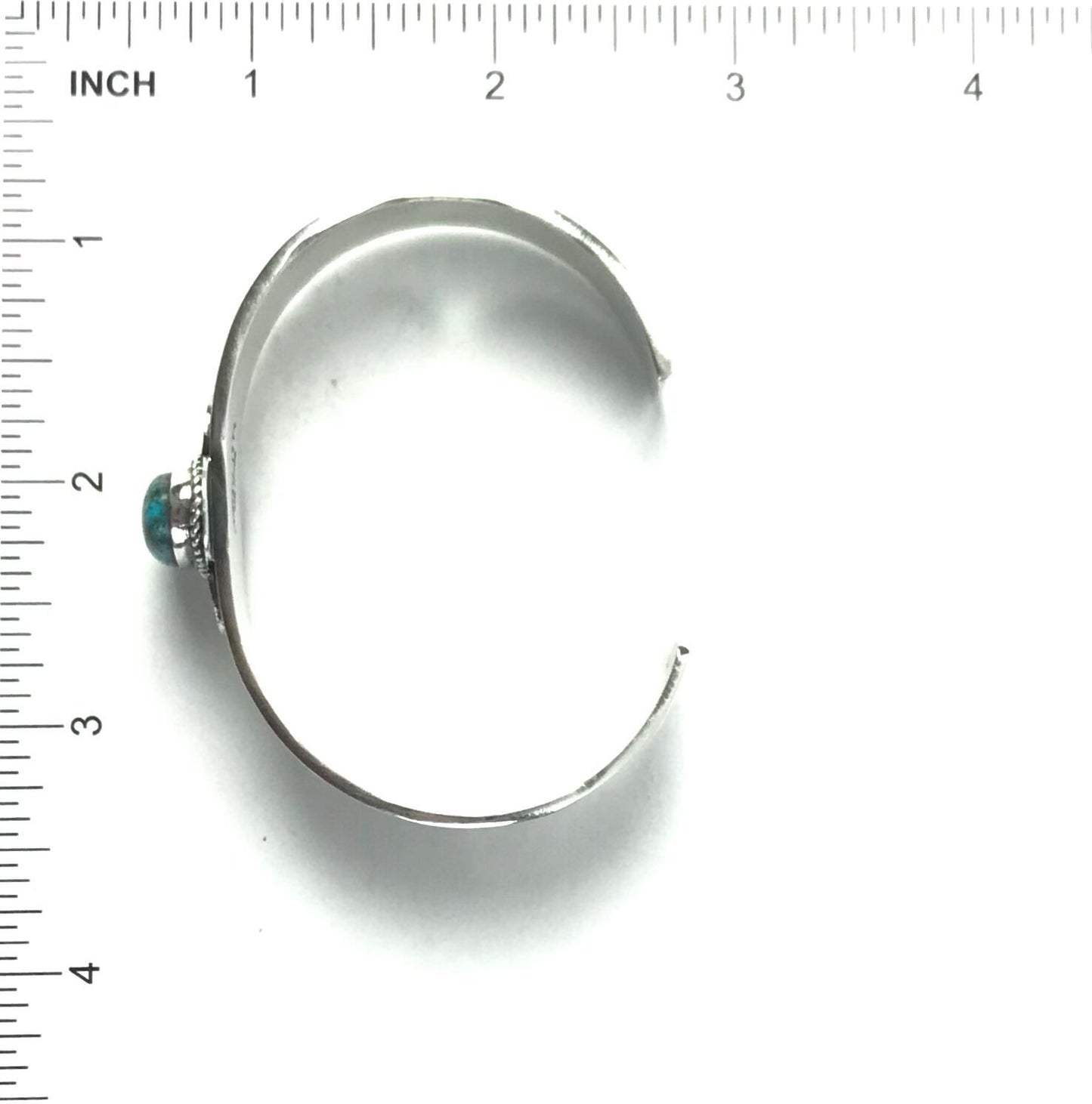Leonard Maloney Kingman Turquoise Bracelet-Indian Pueblo Store