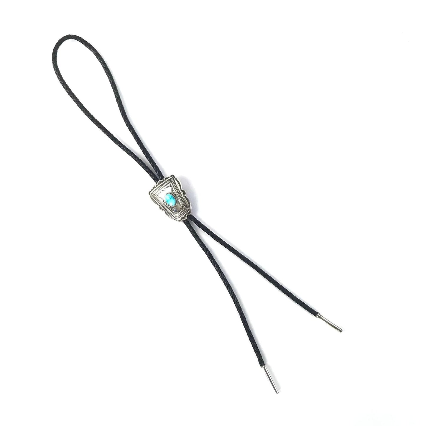 Leonard Maloney Kingman Turquoise Bolo-Indian Pueblo Store