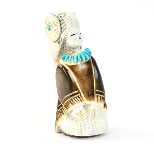Claudia Peina Corn Grinder Fetish Carving-Indian Pueblo Store