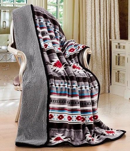 Signature Sherpa Throw Blanket