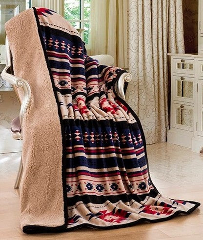 Signature Sherpa Throw Blanket