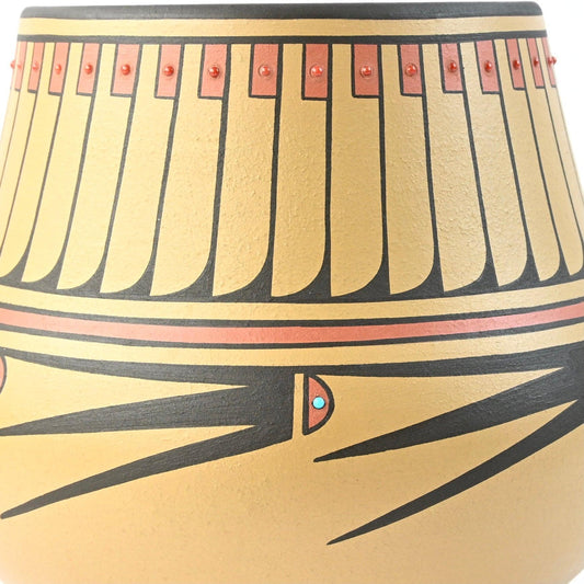 Cavan Gonzales Medium Swallow Design Bowl-Indian Pueblo Store