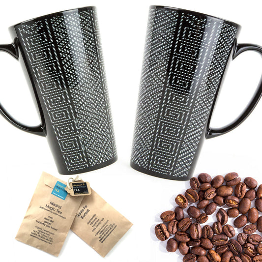 Frederica Antonio Pueblo Morning Two Mug Gift Set-Indian Pueblo Store