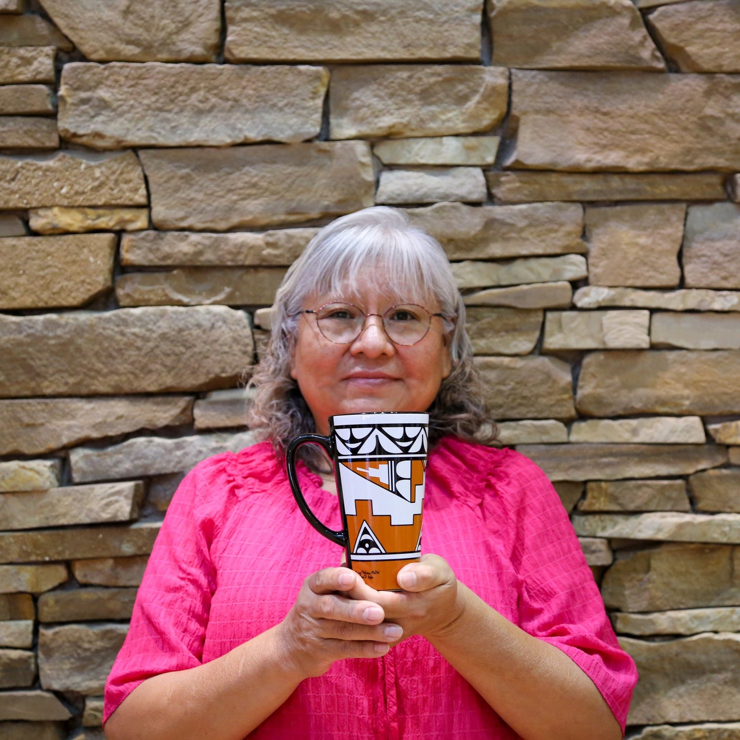 Rachel Medina Pueblo Morning Two Mug Gift Basket-Indian Pueblo Store