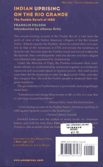 Indian Uprising on the Rio Grande: The Pueblo Revolt of 1680-Indian Pueblo Store
