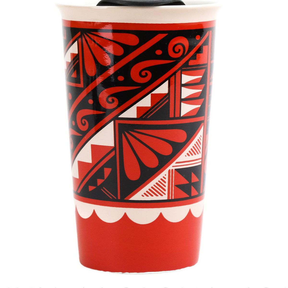 Natalie Sandia Pueblo Pottery Ceramic Travel Mug – Indian Pueblo Store