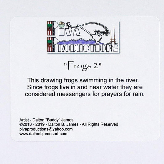 Dalton James Hopi Frog II Print - Shumakolowa Native Arts
