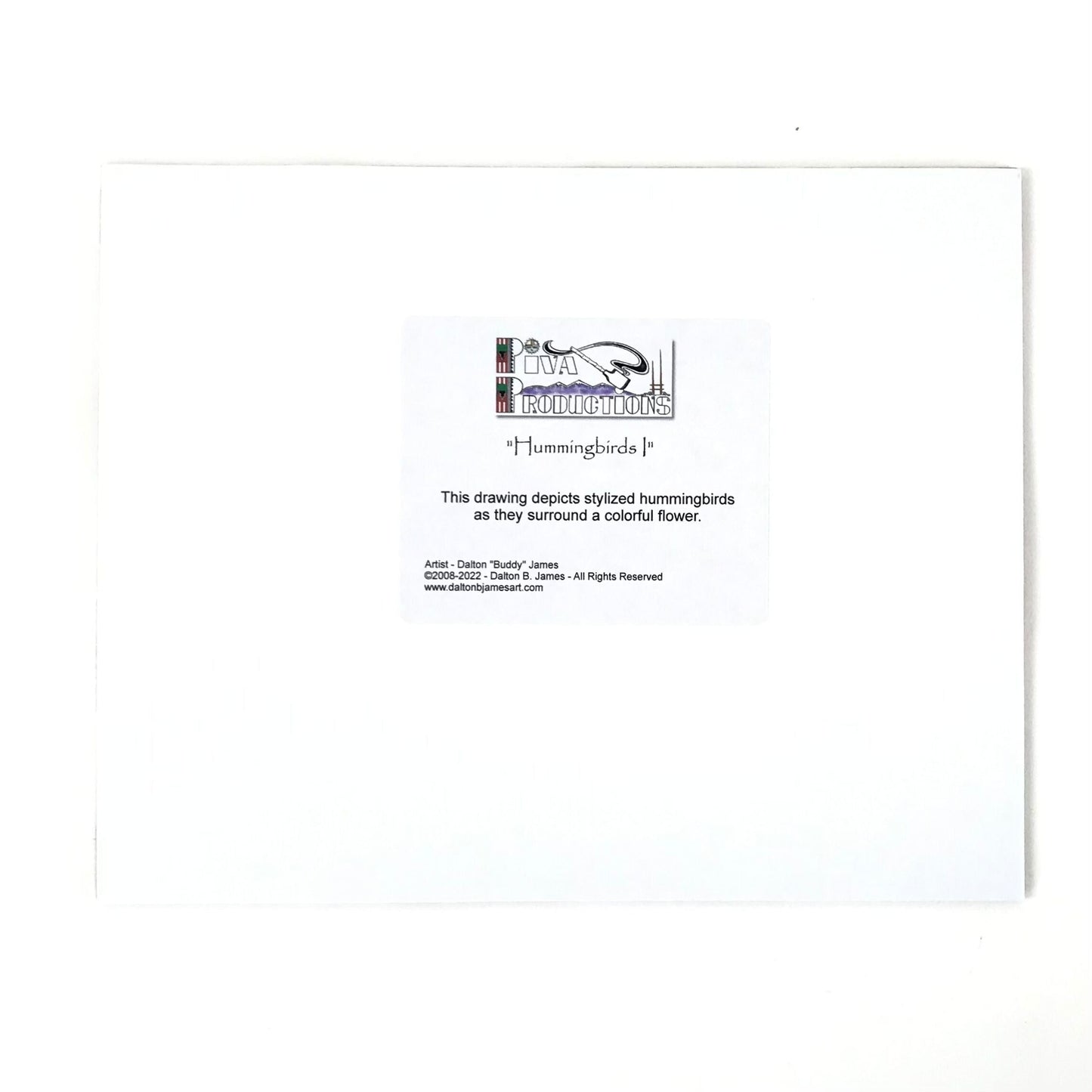 Dalton James "Hummingbirds I " Print-Indian Pueblo Store