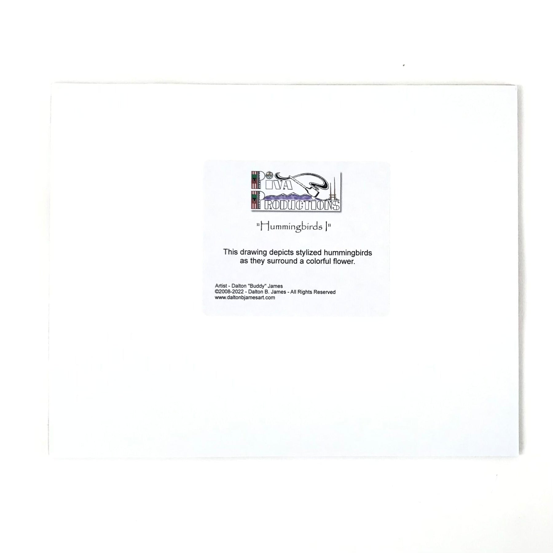Dalton James "Hummingbirds I " Print-Indian Pueblo Store