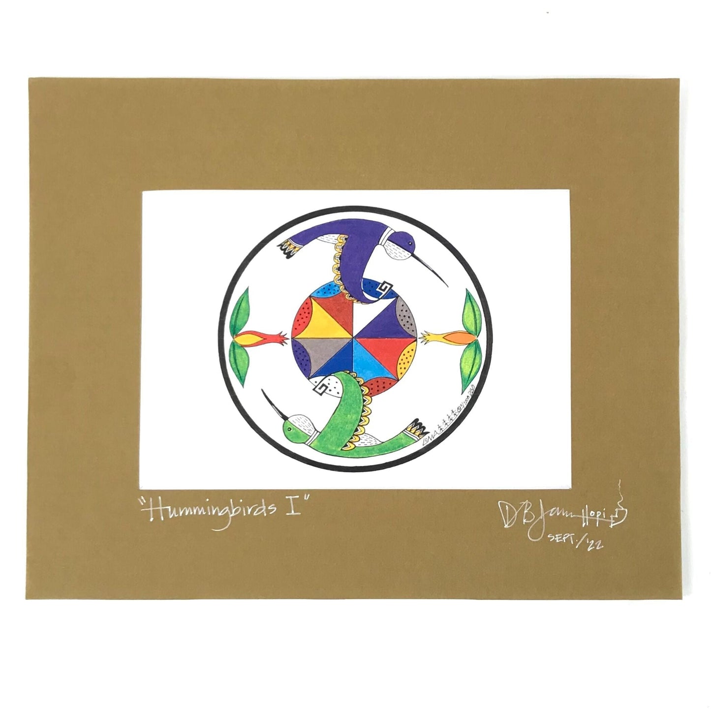 Dalton James "Hummingbirds I " Print-Indian Pueblo Store
