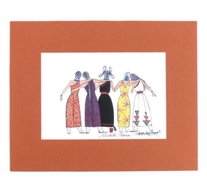 Michelle Tsosie Sisneros "Five Sisters" Print-Indian Pueblo Store