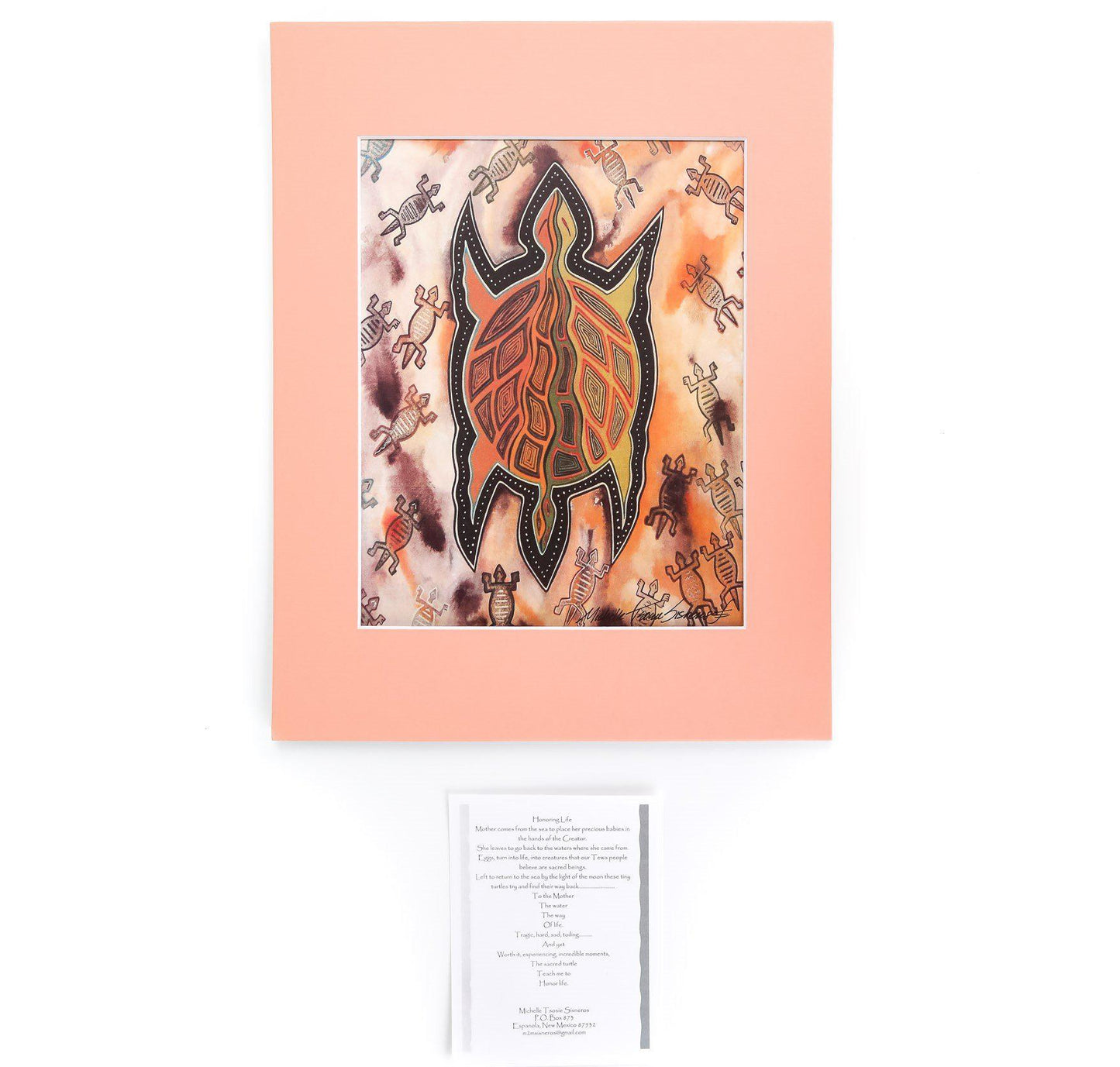 Michelle Tsosie Sisneros "Honoring Life" Print-Indian Pueblo Store