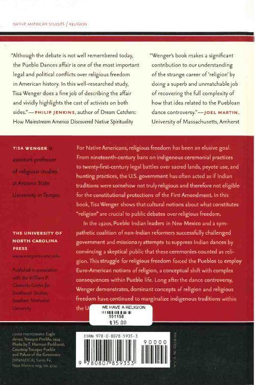 We Have a Religion: The 1920s Pueblo Indian Dance Controversy and American Religious Freedom-Indian Pueblo Store