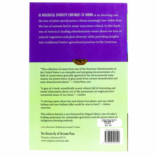 Enduring Seeds by Gary Paul Nabhan - Shumakolowa Native Arts