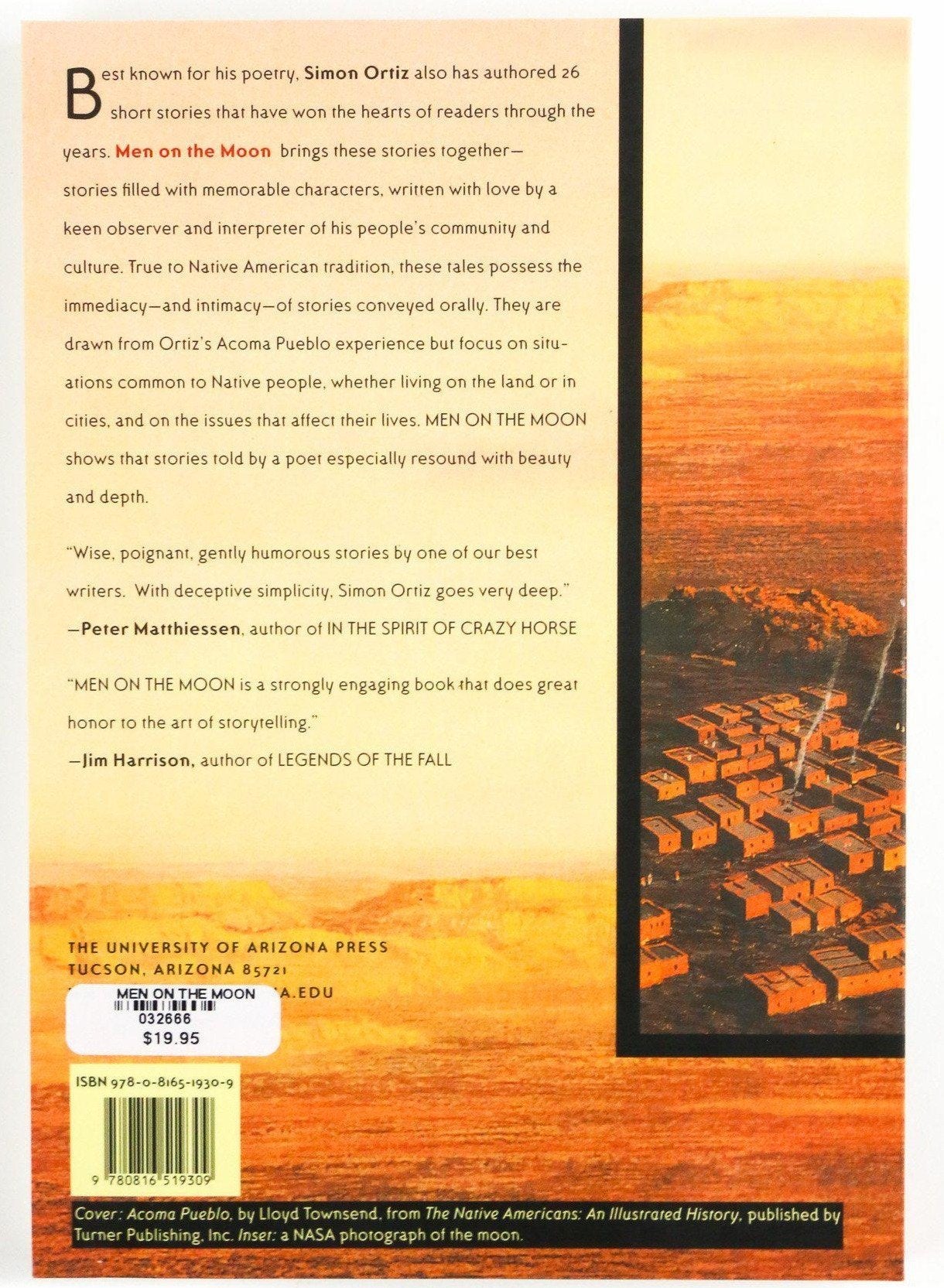 Men on the Moon: Collected Short Stories (Sun Tracks) by Simon J. Ortiz - Shumakolowa Native Arts