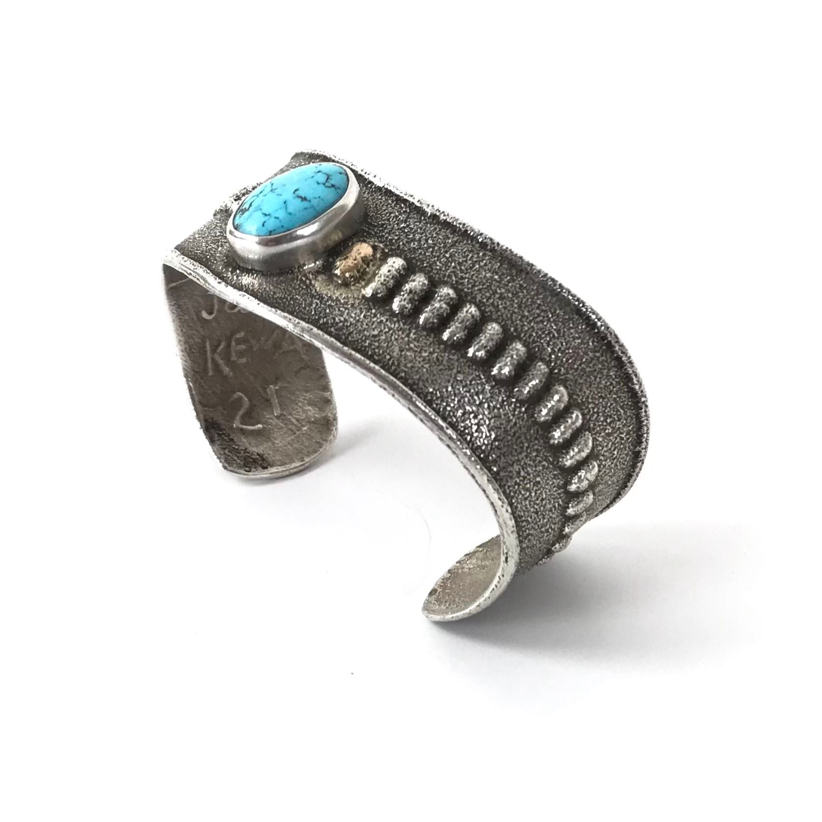 Joel Pajarito Turquoise Statement Bracelet-Indian Pueblo Store