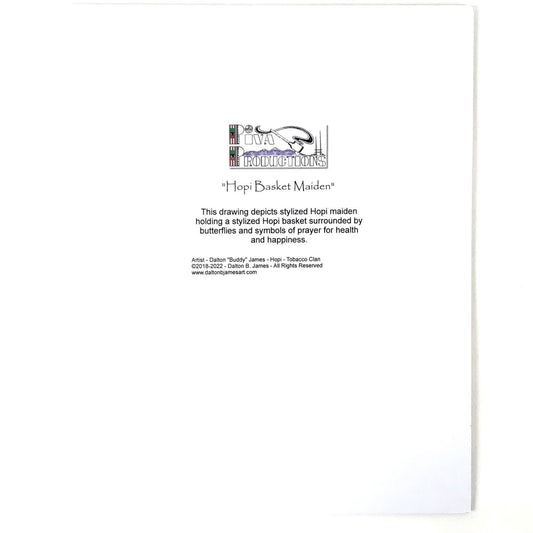 Dalton James "Hopi Basket Maiden" Print-Indian Pueblo Store
