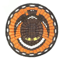 Load image into Gallery viewer, Betsy Tulashoma Eagle Wicker Basket-Indian Pueblo Store
