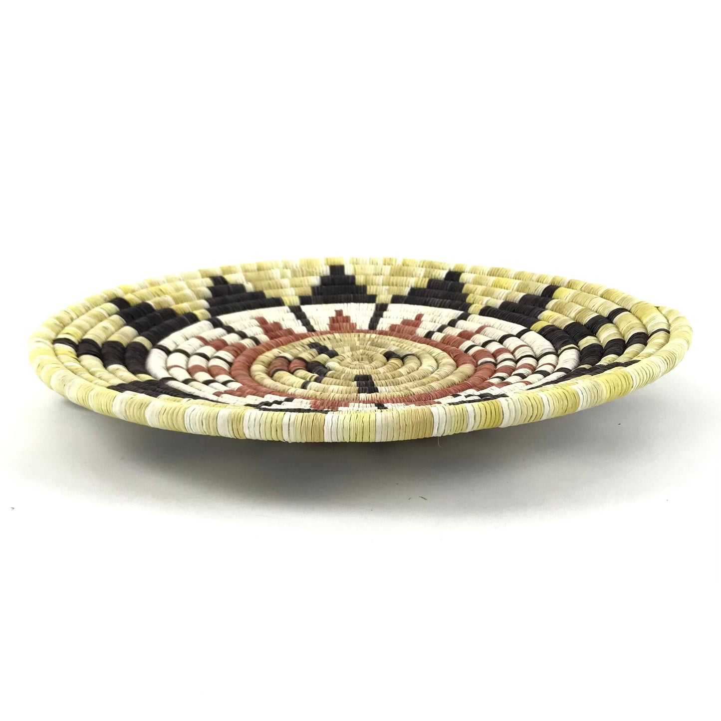 Beatrice Dawahoya Coiled Plaque Basket-Indian Pueblo Store