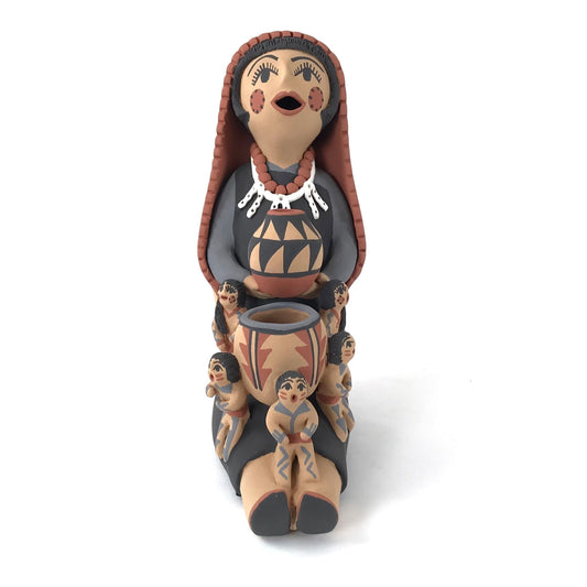 Cindy Fragua Storyteller with Five Children-Indian Pueblo Store