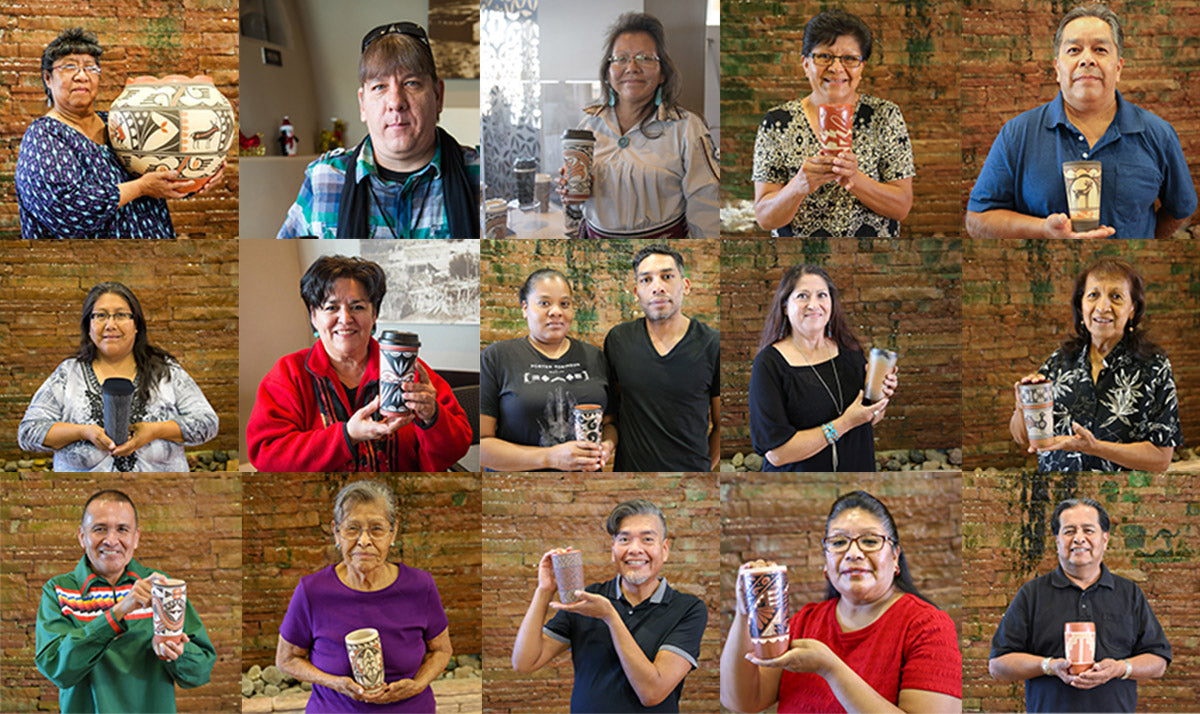 Pueblo Pottery Mugs