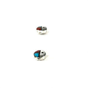 Small Sun Symbol Post Earrings-Indian Pueblo Store