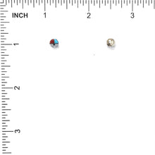 Load image into Gallery viewer, Small Sun Symbol Post Earrings-Indian Pueblo Store
