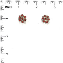 Load image into Gallery viewer, Small Snake Eye Cluster Earrings-Indian Pueblo Store
