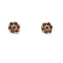 Load image into Gallery viewer, Small Snake Eye Cluster Earrings-Indian Pueblo Store

