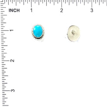 Load image into Gallery viewer, Turquoise Button Earrings-Indian Pueblo Store
