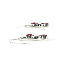 Load image into Gallery viewer, Coral Dangle Earrings-Indian Pueblo Store
