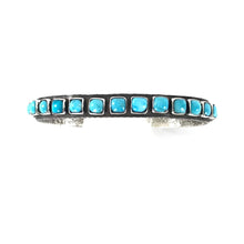 Load image into Gallery viewer, Ernest Rangel Turquoise Tufa Cast Bracelet-Indian Pueblo Store
