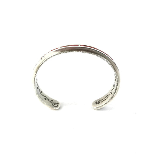 Aaron Brokeshoulder Coral Bracelet-Indian Pueblo Store