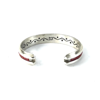 Aaron Brokeshoulder Coral Bracelet-Indian Pueblo Store