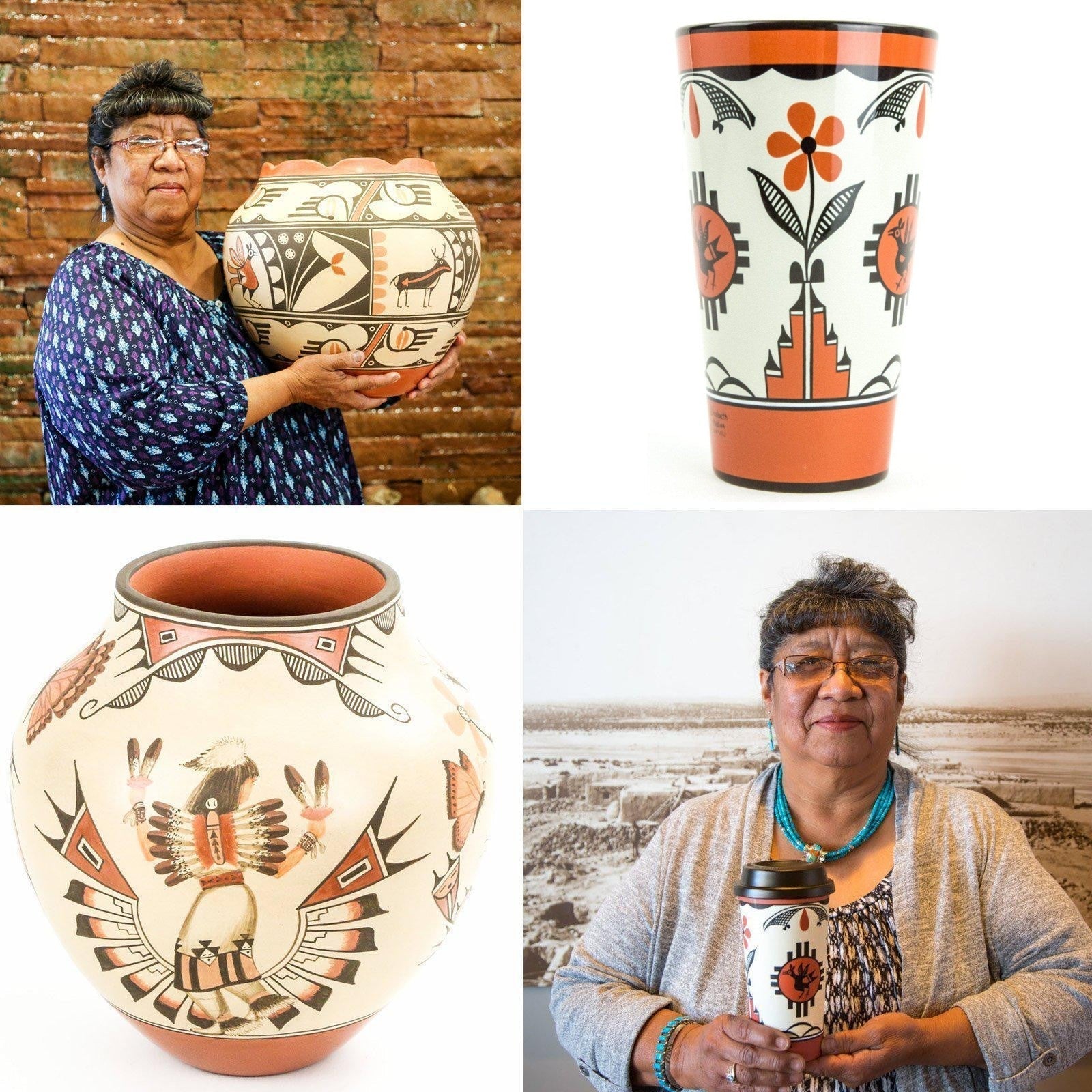 Elizabeth Medina Pueblo Pottery Ceramic Latte Mug – Indian Pueblo