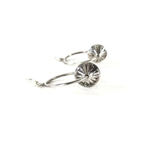 Load image into Gallery viewer, Preston Haley Fluted Bead Hoop Earring-Indian Pueblo Store
