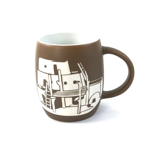 Pueblo Dwelling Deep-Etched Mug-Indian Pueblo Store