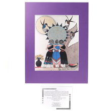 Load image into Gallery viewer, Michelle Tsosie Sisneros &quot;Three Sisters With Hummingbirds&quot; Print-Indian Pueblo Store
